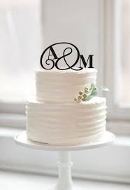 Monogram Couple Name Cake Toper Initial Cake Topper Wedding Cake Topper Cake Topper Wedding Unique Cake Topper Rus Simple Wedding Cake Small Wedding Cakes Cake