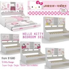 Hello kitty bedroom sets queen size. Hello Kitty Kids Bedroom Set Babies Kids Baby Nursery Kids Furniture Childrens Beds On Carousell