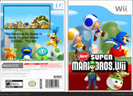 Why wont the red mushroom houses in super mario bros wii appear after copleating the game fully? New Super Mario Bros Wii Wii Box Art Cover By Wario Dude2217