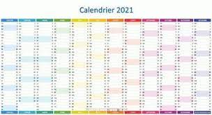 Vous trouverez ici les numéros de semaine 2021 pour la france. Calendrier 2021 A Imprimer Jours Feries Vacances Numeros De Semaine