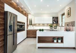 Encadrement Bois Autour Des Electros Modern Kitchen Design European Kitchen Design Kitchen Inspiration Design