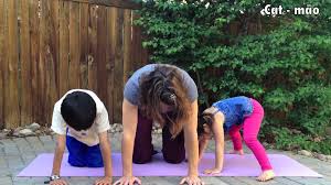 Story The Lazy Cat Yoga Pose Cat Cow Mandarin Chinese Word Cat Kids Yoga Yoga For Kids Cat Yoga Yoga Poses