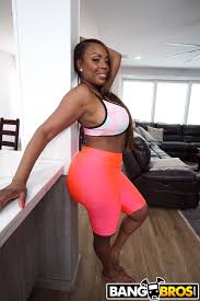 Yum Thee Boss bouncing her big butt on a black boner