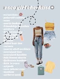 Vsco Girl Checklist Girl Trends Basic Girl Trendy Girl