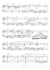 What A Wonderful World Louis Armstorng Jazz Piano Solo Sheet Music For Piano Download Free In Pdf Or Midi Muse Jazz Piano Piano Sheet Music Sheet Music