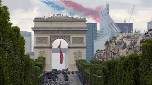 In paris, a small group of protesters angered by the. France Prepares To Celebrate Bastille Day