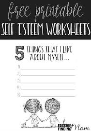 Free Printable Self Esteem Worksheets Self Esteem Worksheets Self Esteem Activities Therapy Worksheets