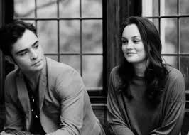 Black And White Blair Waldorf Chuck Bass Couple Gossip Girl Chuck Gossip Girl Chuck And Blair