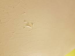 With its high humidity and possibility of water leaks, peeling paint is a common problem for bathroom walls and ceilings. Shower Ceiling Paint Cracking And Peeling Doityourself Com Community Forums