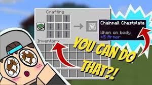 Mar 27, 2021 · in the crafting menu, you should see a crafting area that is made up of a 3×3 crafting grid. New Chainmail Armor Minecraft 1 16 Nether Update Youtube