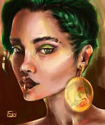 Hii I'm a beginner digital artist! I'm making a series sort of thing with  my characters I draw! If you want a drawing just tell me the hair and skin  tone and