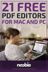 Free Pdf Editors For Mac And Pc 21 Free Pdf Software Mac Computer Mac Pdf