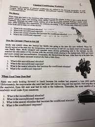 If your library doesn't have a subscription to overdrive or you're looking for psychsim 5: Solved Classical Conditioning Worksheet Directions Stramp Chegg Com