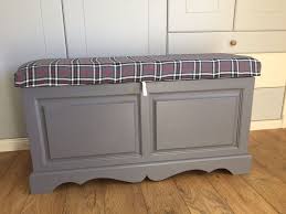 Maybe you would like to learn more about one of these? Antique Pine To Gf Driftwood And Tartan Seat Cushion Made To Go On Top Blanket Box Seat Cushions Cushions