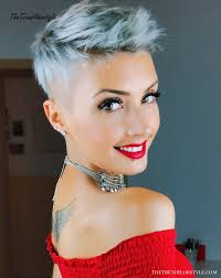 Blunt wavy bob with thinned bangs. Icy Short Pixie Cut 60 Cute Short Pixie Haircuts Femininity And Practicality The Trending Hairstyle
