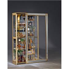 Frameless all glass museum exhibit case designs in a quick ship system. 81579 Philip Reinisch Company Museum Curio