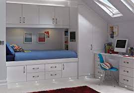 Cassia White Space Saver Bedroom Fitted Bedroom Furniture Fitted Bedrooms Stylish Kids Bedroom