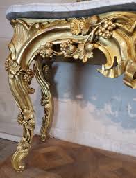 Important Giltwood Console Table Aix En Provence Circa 1760 Ref 90108