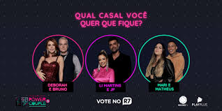 Vote a enquete power couple e veja quem esteve no elenco da quinta edição do reality show: Ghwkoi6mswfu6m