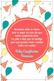 Frase De Cumpleanos Para Mi Hermano Imagen Feliz Cumpleanos Carta Feliz Cumpleanos Feliz Cumpleanos Hermano Frases