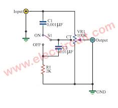 Audio Loudness Control Eleccircuit Com Electronic Circuit Design Audio Simple Circuit