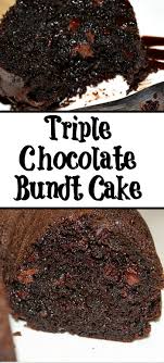 This moist strawberry coconut cake recipe combines betty crocker™ strawberries & cream cake mix and ingredients like coconut cream. Triple Chocolate Bundt Cake Recipe Cook Eat Go