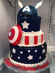 Captain America Captain America Birthday Cake America Cake Captain America Cake