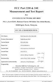 Ipoh, jalan tun abdul razak, talált: Rsm20150518 Radiosecure Slm Test Report Fcc Part 22h 24e Envotech Network Sdn Bhd