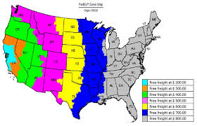 fedex zone codes iafasr