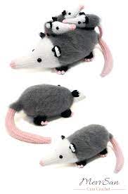 Amigurumi Opossum Pattern Mevvsan Pdf Crochet Pattern In 2021 Crochet Patterns Cute Crochet Stuffed Animal Patterns
