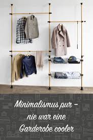 Minimalismus Pur Nie War Eine Garderobe Cooler Home Wohnen Lifehack Einrichtung Kleiderschrank Kleideraufbewahrungssystem Teleskop Garderobe Garderobe