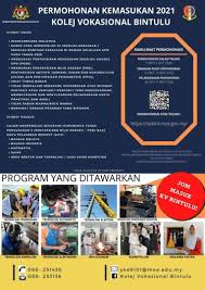 Berikut adalah panduan untuk membuat permohonan ke kv. Jom Masuk Kolej Vokasional Bintulu Bintulu News Page Facebook