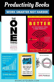 To help you, we've compiled a list of 10 of the most highly recommended books on productivity to help you get more done this year! 21 Books On Productivity To Help You Work Smarter Booklist Queen