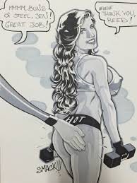 Sexy SHE HULK , in Tarhan K's For Sale - Sketches Comic Art Gallery Room