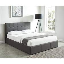 If your measurements are slightly different, adjust the next steps to fit your compartments. Nspire Hydraulic Lift Platform Storage Bed Queen Grey Lowe S Canada