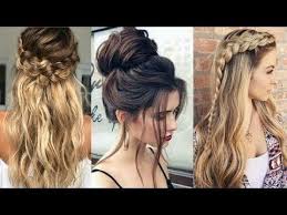 تجهيزات وإستعدادات العيد 2018 أفضل و أجمل تسريحات الشعر يمكنك عملها بنفسك في البيت Youtube Girly Hairstyles Easy Hairstyles Girl Hairstyles