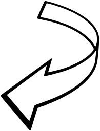Arrow Curved Attention White Clip Art Downloadable Art Doodle Frame
