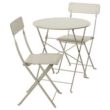 Saltholmen Bord 2 Klappstolar Utomhus Beige Kop Online Eller I Varuhus Ikea Folding Chair Garden Table And Chairs Outdoor Dining Furniture