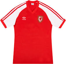 Wales national football team wales football team welsh football world football football jerseys classic football shirts retro. 1982 Wales Match Worn Home Shirt 2 Jones V Scotland Classic Retro Vintage Football Shirts
