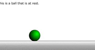 Newtons First Law States An Object At Rest Will Stay At Rest Unless A Force Acts Upon It Since The Ball Wasn T Moving Newtons First Law Science Nature Vocab
