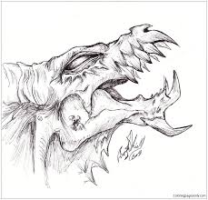 Dragon Head Demon Coloring Pages Dragon Coloring Pages Free Printable Coloring Pages Online Pypus is now on the social networks, follow him and get latest free coloring pages and much more.