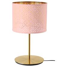 Nymo Skaftet Table Lamp Pink Brass Brass Ikea Ireland Tafellamp Roze Lamp Messing