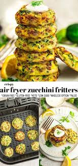 Air Fryer Zucchini Fritters Air Fryer Recipes Healthy Air Fryer Recipes Paleo Air Frier Recipes