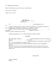 5 compartimentul financiar contabil va duce la îndeplinire prevederile prezentei decizii. Decizie Incetare Contract De Munca Art 55 Lit B