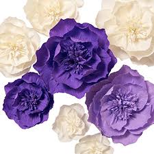 As decorations, crepe paper flowers are vibrant and lovely —and they rebound well from embraces. Ling S Moment Paper Flower Decorations 8 X Crepe Paper Import It All