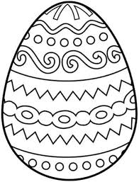 Easter coloring page with few details for kids simple easter coloring page to download for free Printable Free Colouring Pages Easter Egg For Kindergarten Easter Crafts For Toddlers Easter Coloring Pages Coloring Easter Eggs
