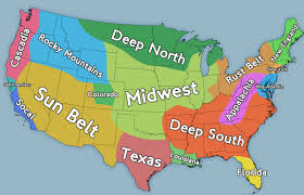 Population, race and ethnic groups, total area, border states, geographical regions, some history, world heritage sites, major rivers, major lakes, major. Regions Of The United States Vivid Maps