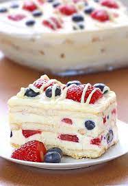 No Bake Summer Berry Icebox Cake Cakescottage Recipe Easy Summer Desserts Icebox Cake Recipes Desserts