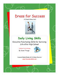 Dls Dress For Success Workbook Daily Living Skills Living Skills Teaching Life Skills Special Needs Students