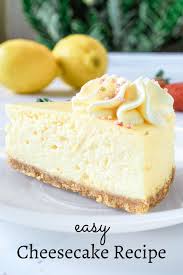 Easy Cheesecake Recipe Simple Baked Decorated Treats Recipe Cheesecake Recipes Easy Cheesecake Recipes Easy Cheesecake